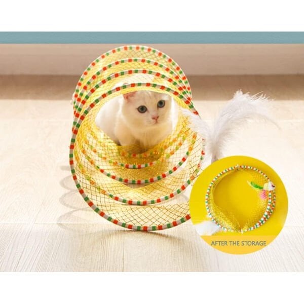 Katlanabilir Kedi Tüneli Şık Tasarımlı Fonksiyonel Ürün