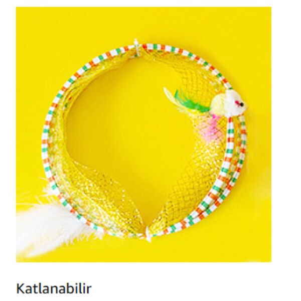 Katlanabilir Kedi Tüneli Şık Tasarımlı Fonksiyonel Ürün