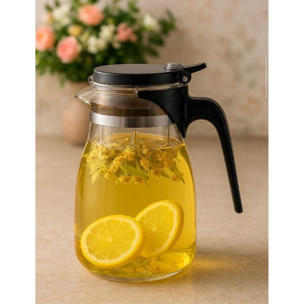 900 ml Süzgeçli Cam Sürahi Şık Tasarımlı Fonksiyonel Ürün