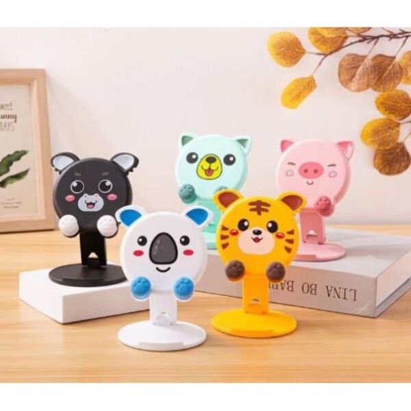 Hayvan Figürlü Masaüstü Telefon Standı 5 Model Çok Fonksiyonel Ürün