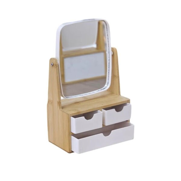 Ahşap 3 Çekmeceli Ayna Şık Tasarımlı Fonksiyonel Ürün