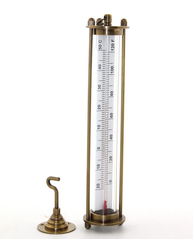 Pirinç Termometre Model 1 Şık Tasarımlı Fonksiyonel Ürün