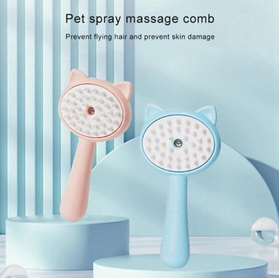 Kedi ve Köpekler İçin Buharlı Masaj Tarağı Şık Tasarımlı Fonksiyonel Ürün