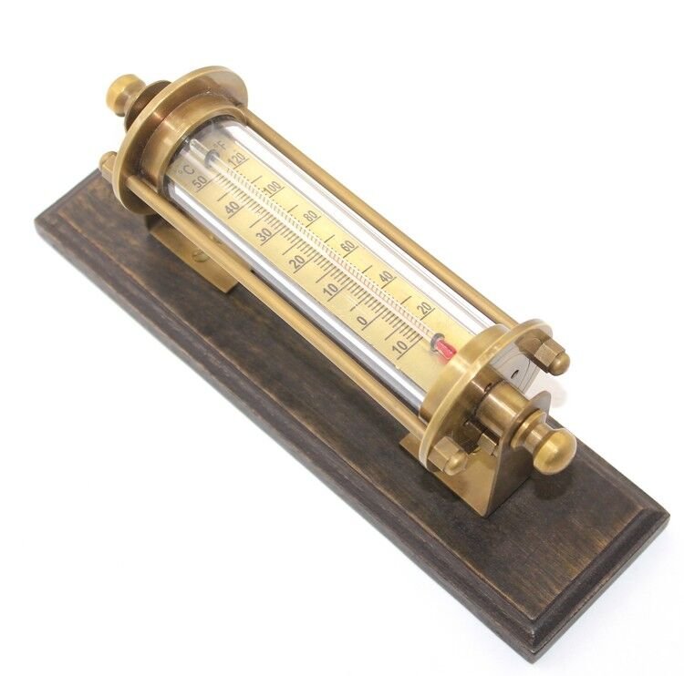 Pirinç Termometre Model 2 Şık Tasarımlı Fonksiyonel Ürün