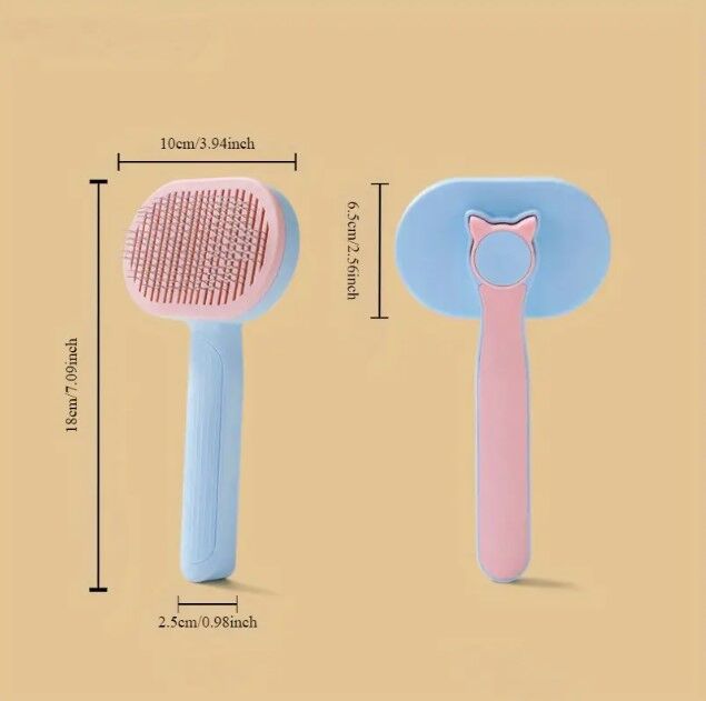 Kedi ve Köpekler İçin Kendini Temizleyen Tüy Fırçası Şık Tasarımlı Fonksiyonel Ürün