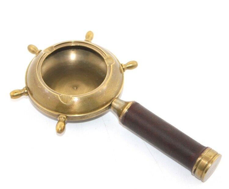 Pirinç Tutmalı Dümenli Küllük Şık Tasarımlı Fonksiyonel Ürün