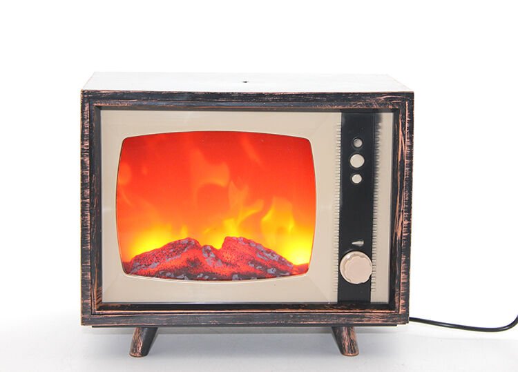 TV Tasarımlı Ledli Şömine Lamba Şık Tasarımlı Fonksiyonel Ürün