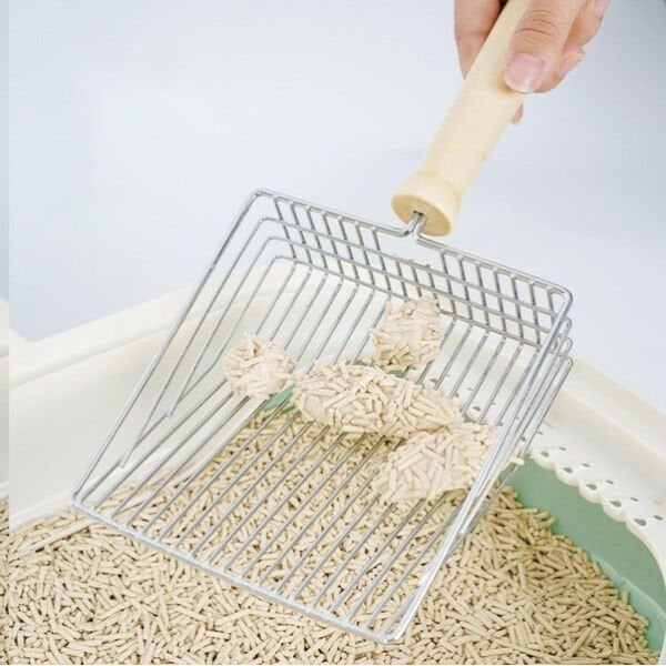 Ahşap Saplı Metal Kum Temizleme Küreği Çok Fonksiyonel Ürün