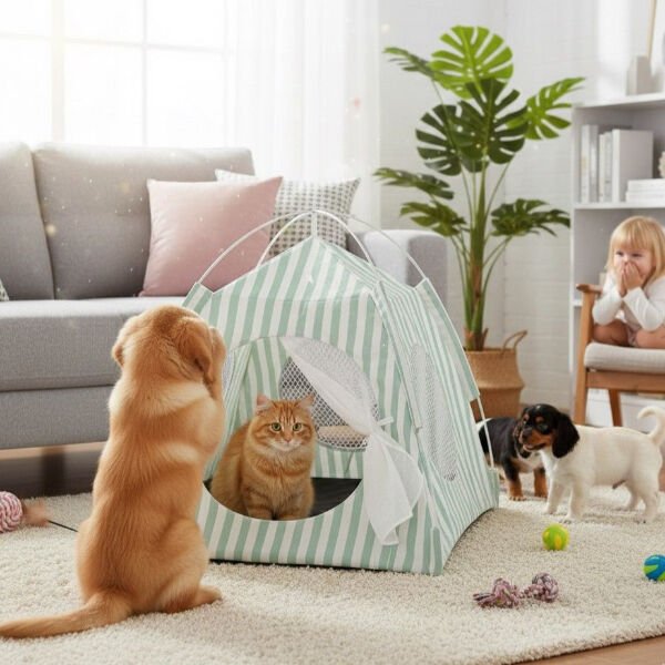 Evcil Hayvan Katlanabilir Oyun Çadırı Çok Fonksiyonel Ürün