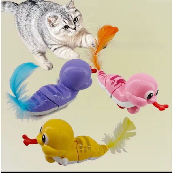 Evcil Hayvan Kedi Kurmalı Salyangoz Oyuncak Çok Fonksiyonel Ürün