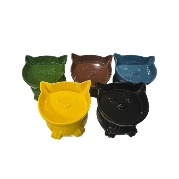 Ayaklı Kulaklı Seramik Mama Kabı Şık Tasarımlı Fonksiyonel Ürün