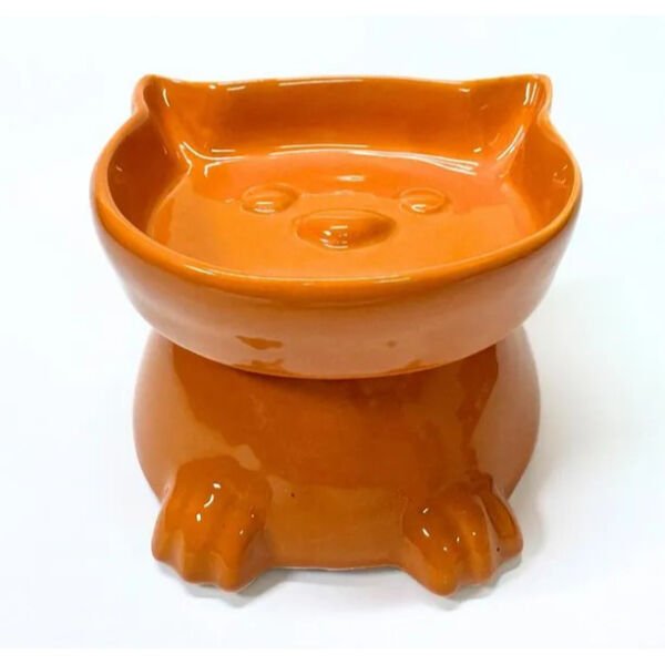 Ayaklı Kulaklı Seramik Mama Kabı Şık Tasarımlı Fonksiyonel Ürün