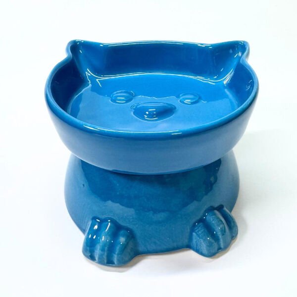 Ayaklı Kulaklı Seramik Mama Kabı Şık Tasarımlı Fonksiyonel Ürün