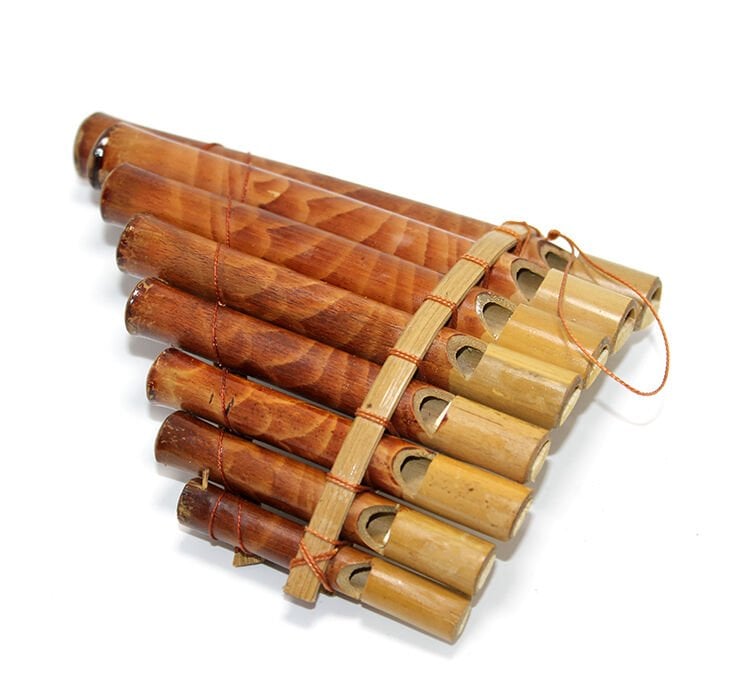 Bambu Pan Flüt Küçük Boy Şık Tasarımlı Fonksiyonel Ürün