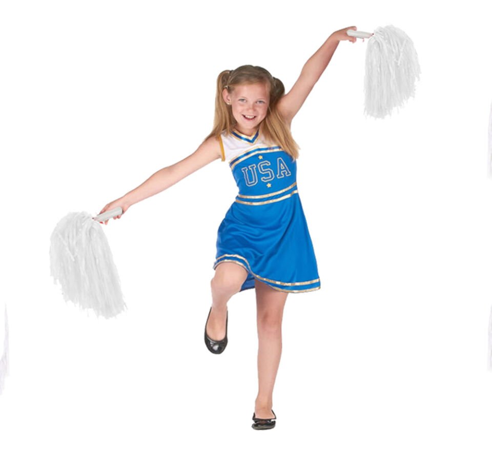 Beyaz Renk Gösteri Ponponu Çift Şık Tasarımlı Fonksiyonel Ürün