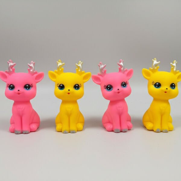 Evcil Hayvan Sesli Geyik Şeklinde Plastik Oyuncak Çok Fonksiyonel Ürün