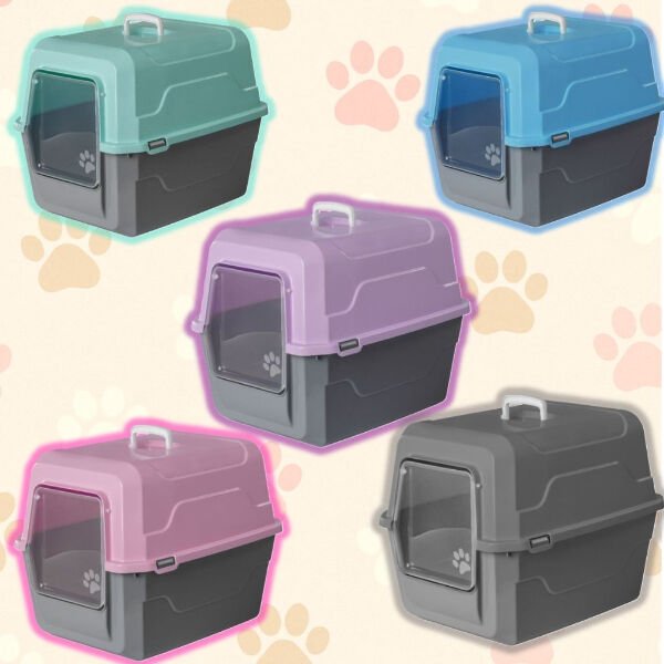 Mikopet Deluxe Kapalı Kedi Tuvaleti Şık Tasarımlı Fonksiyonel Ürün