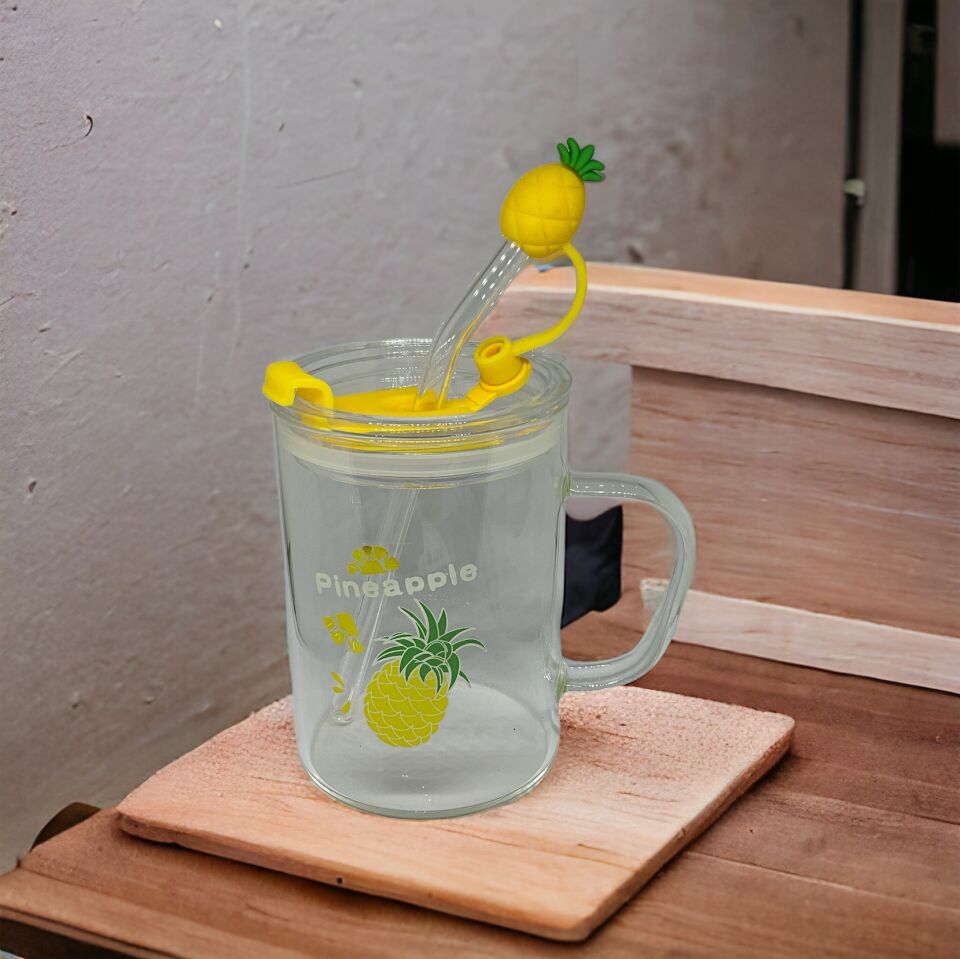 Ananas Tasarımlı Kupa Bardak Şık Tasarımlı Fonksiyonel Ürün