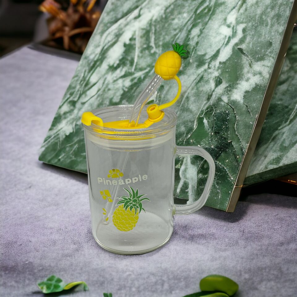 Ananas Tasarımlı Kupa Bardak Şık Tasarımlı Fonksiyonel Ürün