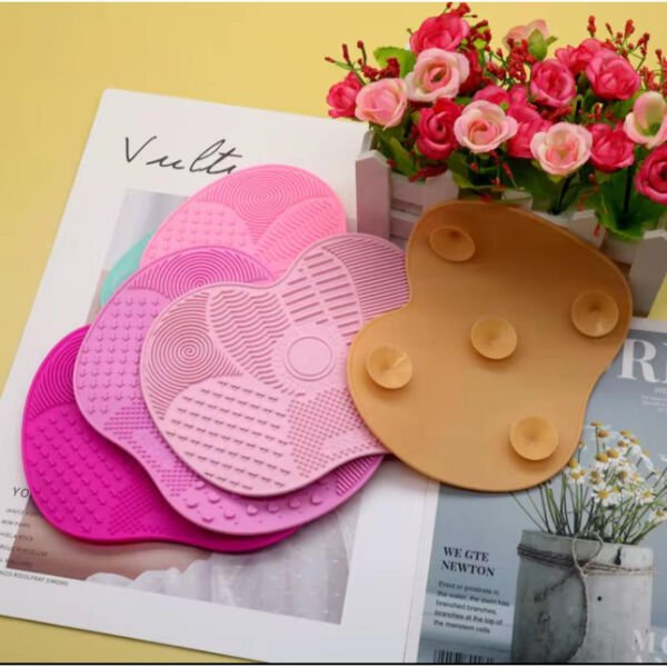 Silikon Makyaj Temizleme Matı Çok Fonksiyonel Ürün