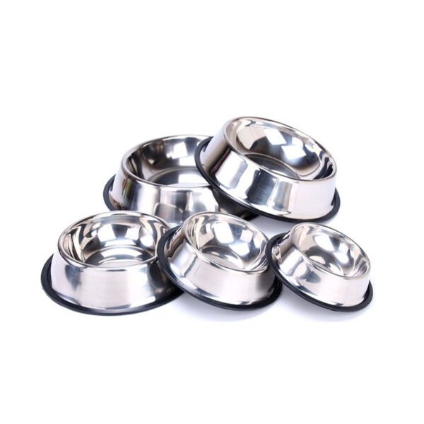 Paslanmaz Çelik Metal Mama Kabı 34 cm. Şık Tasarımlı Fonksiyonel Ürün