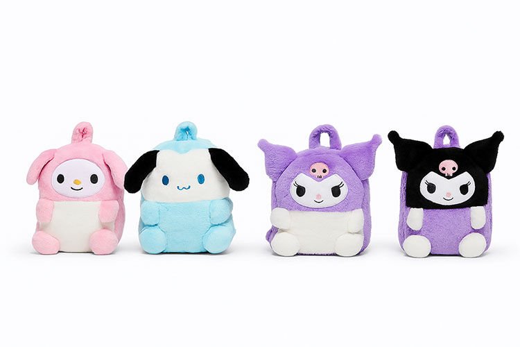 Peluş Kuromi My Melody ve Cinnamoroll Sırt Çantası Çok Fonksiyonel Ürün