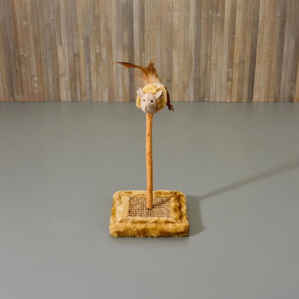 Sesli Oyuncaklı Kedi Tırmalama Tahtası Şık Tasarımlı Fonksiyonel Ürün