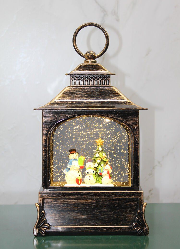 Yılbaşı Temalı Işıklı Müzikli Kar Küresi Model 3 Şık Tasarımlı Fonksiyonel Ürün