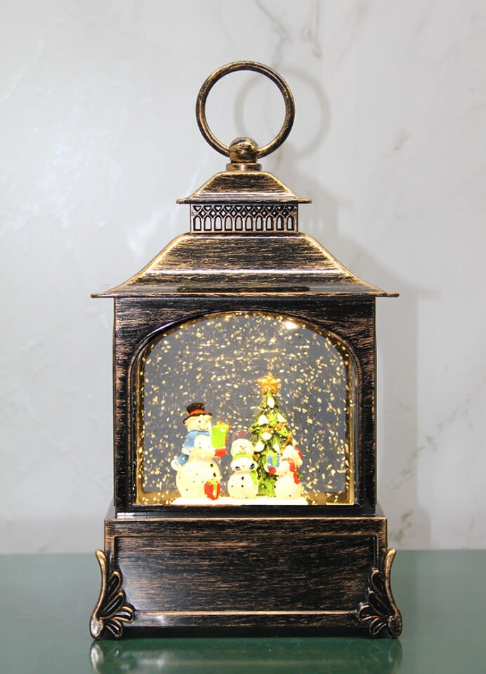 Yılbaşı Temalı Işıklı Müzikli Kar Küresi Model 3 Şık Tasarımlı Fonksiyonel Ürün