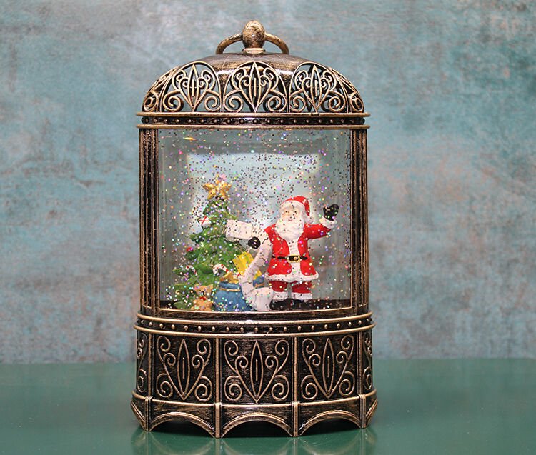 Yılbaşı Temalı Işıklı Müzikli Kar Küresi Model 4 Şık Tasarımlı Fonksiyonel Ürün