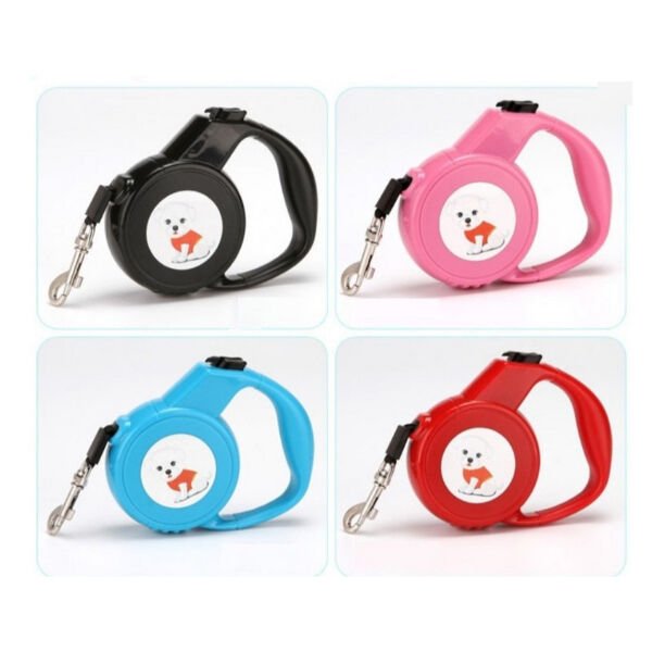 Sevimli Otomatik Köpek Gezdirme Tasması 2.5 Metre Şık Tasarımlı Fonksiyonel Ürün