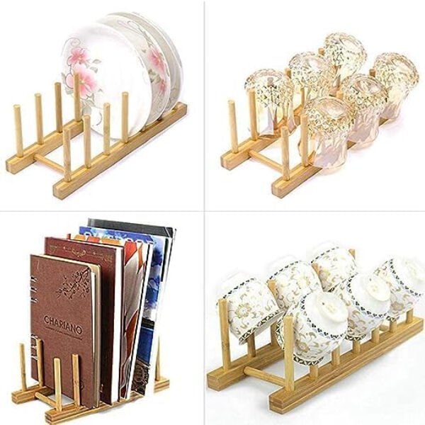 Bambu Çok Amaçlı Düzenleyici Stand Şık Tasarımlı Fonksiyonel Ürün