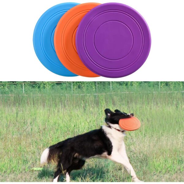 Silikon Frizbi Köpek Oyuncağı Şık Tasarımlı Fonksiyonel Ürün