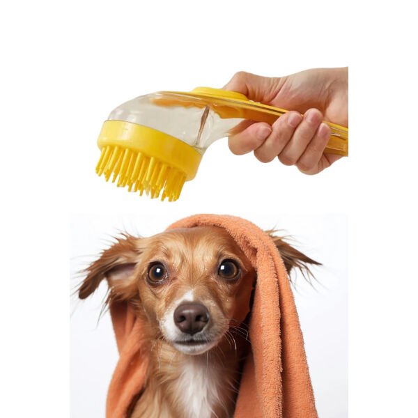 Sıvı Hazneli Evcil Hayvan Tarağı Şık Tasarımlı Fonksiyonel Ürün