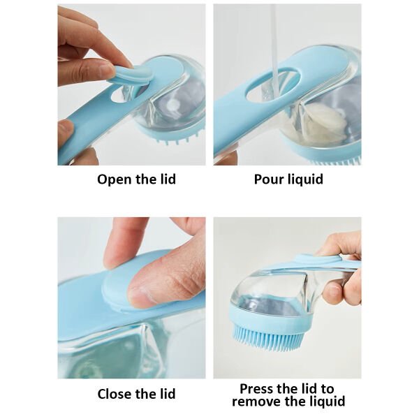 Sıvı Hazneli Evcil Hayvan Tarağı Şık Tasarımlı Fonksiyonel Ürün