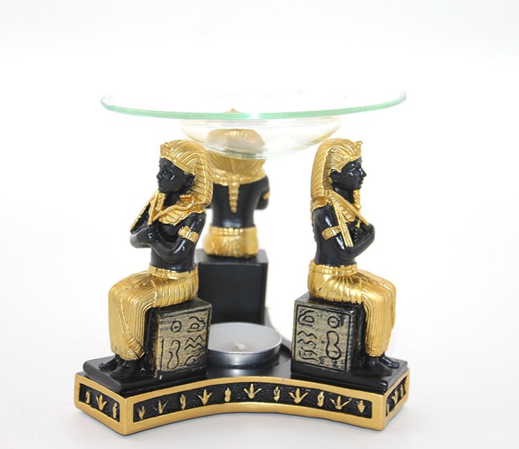 Polyester Tutankhamun Buhurdanlık Şık Tasarımlı Fonksiyonel Ürün