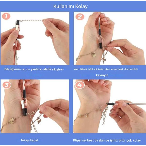 Bileklik Takma Yardımcı Aparatı Şık Tasarımlı Fonksiyonel Ürün