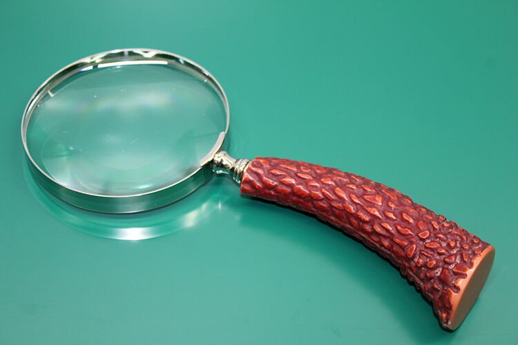 Boynuz Pirinç Büyüteç Model 4 Şık Tasarımlı Fonksiyonel Ürün