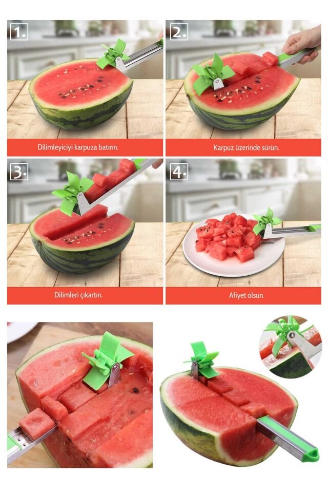 Pratik Karpuz Dilimleyici Şık Tasarımlı Fonksiyonel Ürün