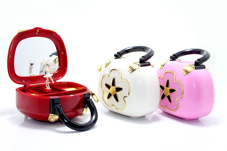 Çanta Tasarımlı Müzik Kutusu Şık Tasarımlı Fonksiyonel Ürün