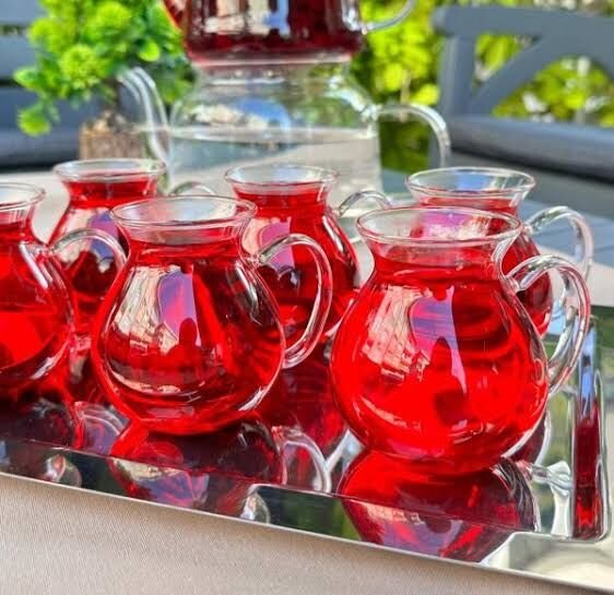 Borosilikat Cam Bardak 6 Adet Şık Tasarımlı Fonksiyonel Ürün