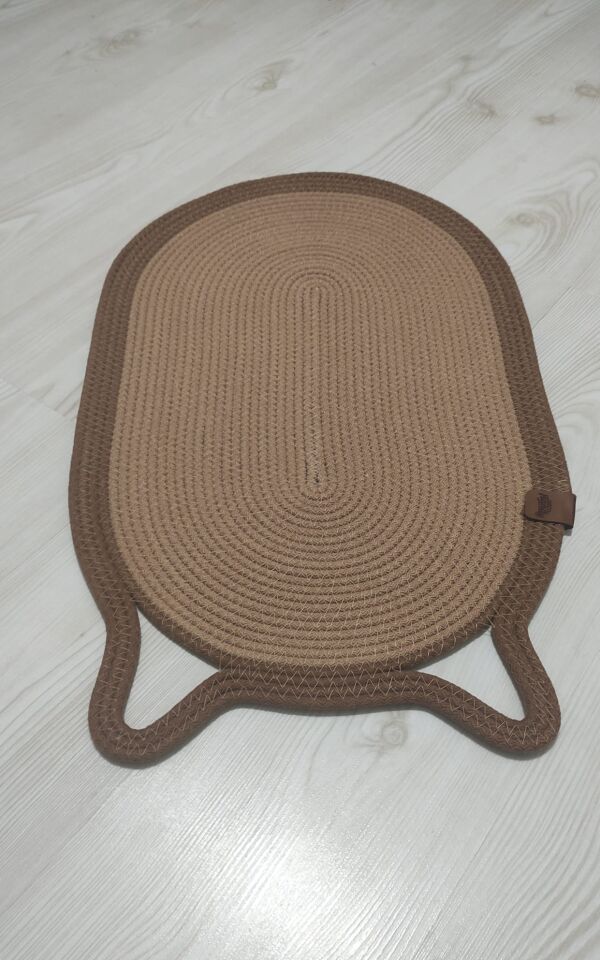 Mikopet Dekoratif Kedi Kulaklı Tırmalama Paspası Şık Tasarımlı Fonksiyonel Ürün