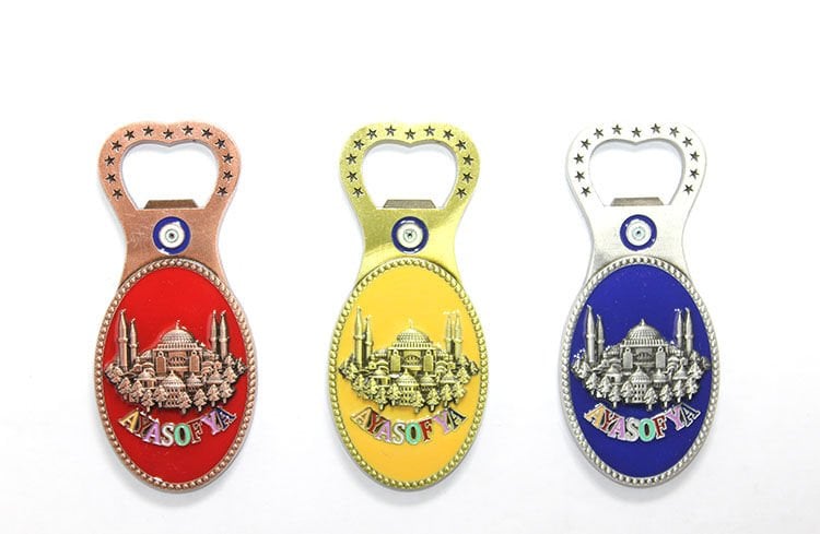 Yöresel Ayasofya Magnet Ve Açacak Şık Tasarımlı Fonksiyonel Ürün