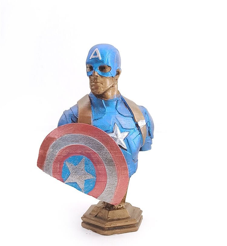 Captain America Büst Küçük Boy Şık Tasarımlı Fonksiyonel Ürün