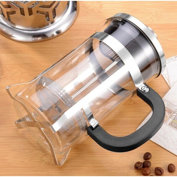 Cam French Press 350 ml Şık Tasarımlı Fonksiyonel Ürün
