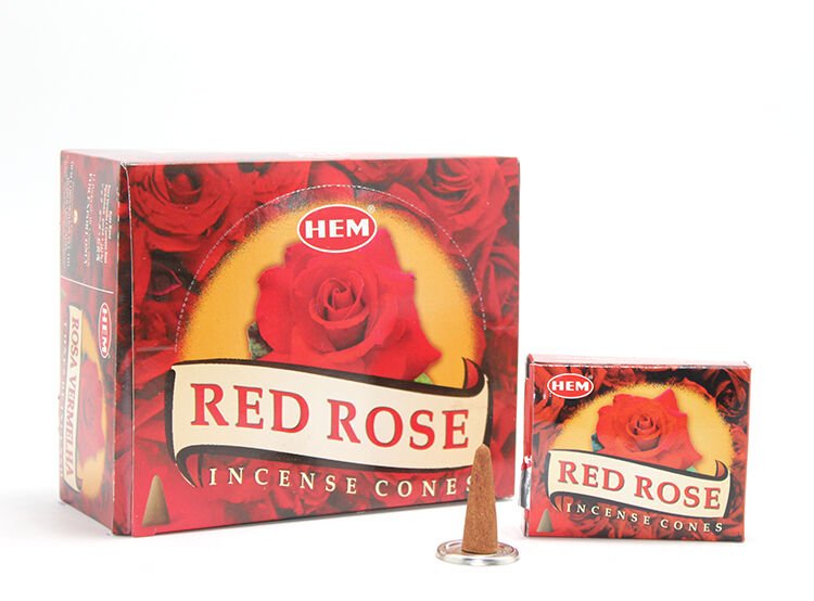 Red Rose Aromalı Konik Tütsü Şık Tasarımlı Fonksiyonel Ürün