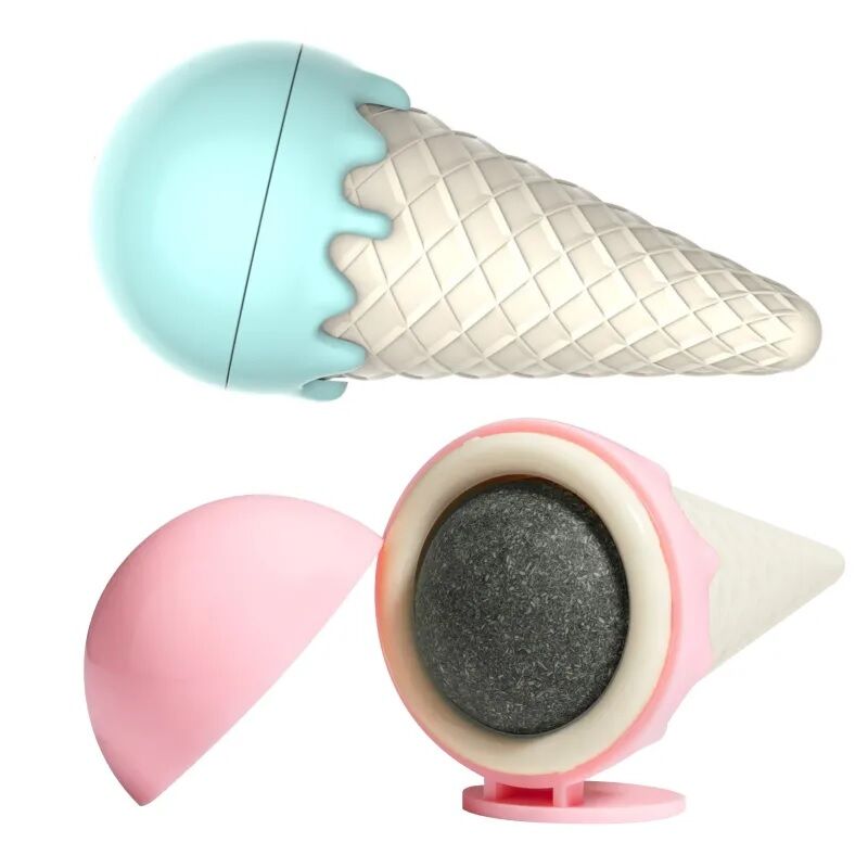 DONDURMA ŞEKLİNDE KEDİ NANESİ KEDİ OTU Şık Tasarımlı Fonksiyonel Ürün