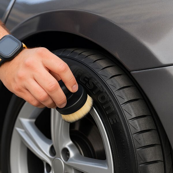 Siyah Plastik Lastik Parlatma Fırçası Şık Tasarımıyla Benzersiz Kullanım Deneyimi Hayatınızı Kolaylaştıracak Ürünler