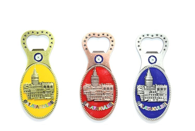 Yöresel Galata Kulesi Magnet Ve Açacak Şık Tasarımlı Fonksiyonel Ürün