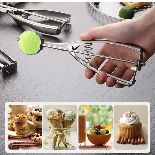 Çelik Dondurma Kaşığı Şık Tasarımlı Fonksiyonel Ürün